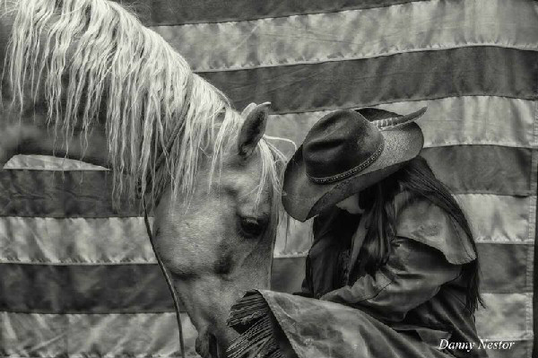 Danny Nestor horse flag